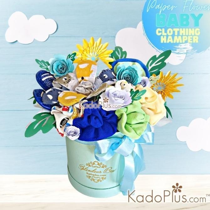 

Hampers Bayi | Kado Lahiran | Newborn Gift Clothing Flower Box Hamper