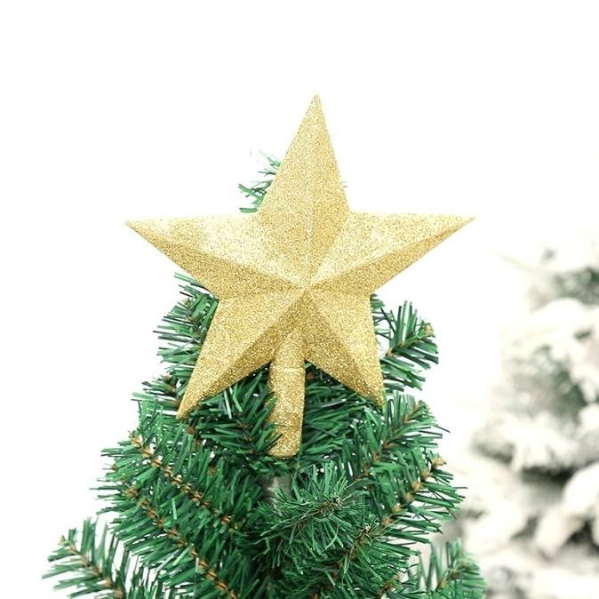 

Sale Now Top Bintang Emas Sml Dekor Bintang Pohon Natal Hiasan Ornamen Natal Pengiriman Cepat