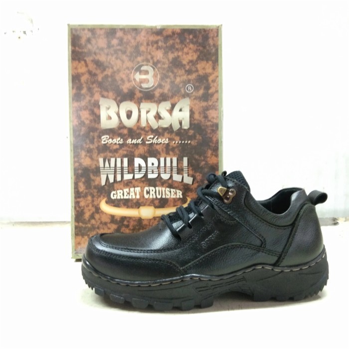 Sepatu Kulit Borsa Cruiser Harris St - Original Safety Leather Shoes