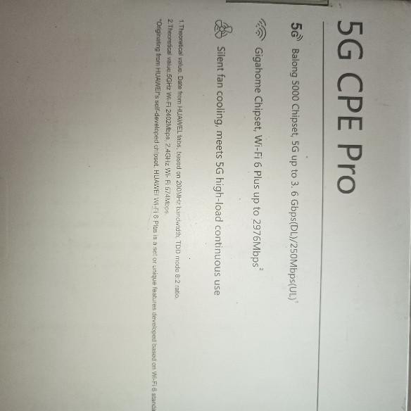 BARANG TERLARIS Modem Router Huawei H122 5G CPE Pro 2 Plus Wifi 6 Unlock All Operator