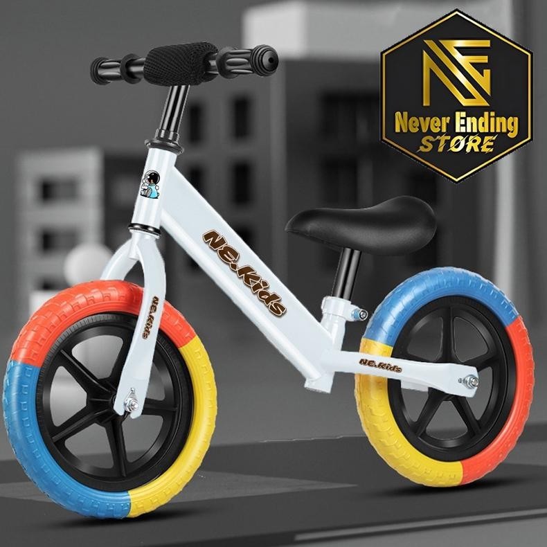TERLARIS Sepeda Balance Bike Pushbike NEKIDS Keseimbangan anak Roda 2 Umur 2 3 4 5 6 tahun Perempuan Laki Laki RSKT