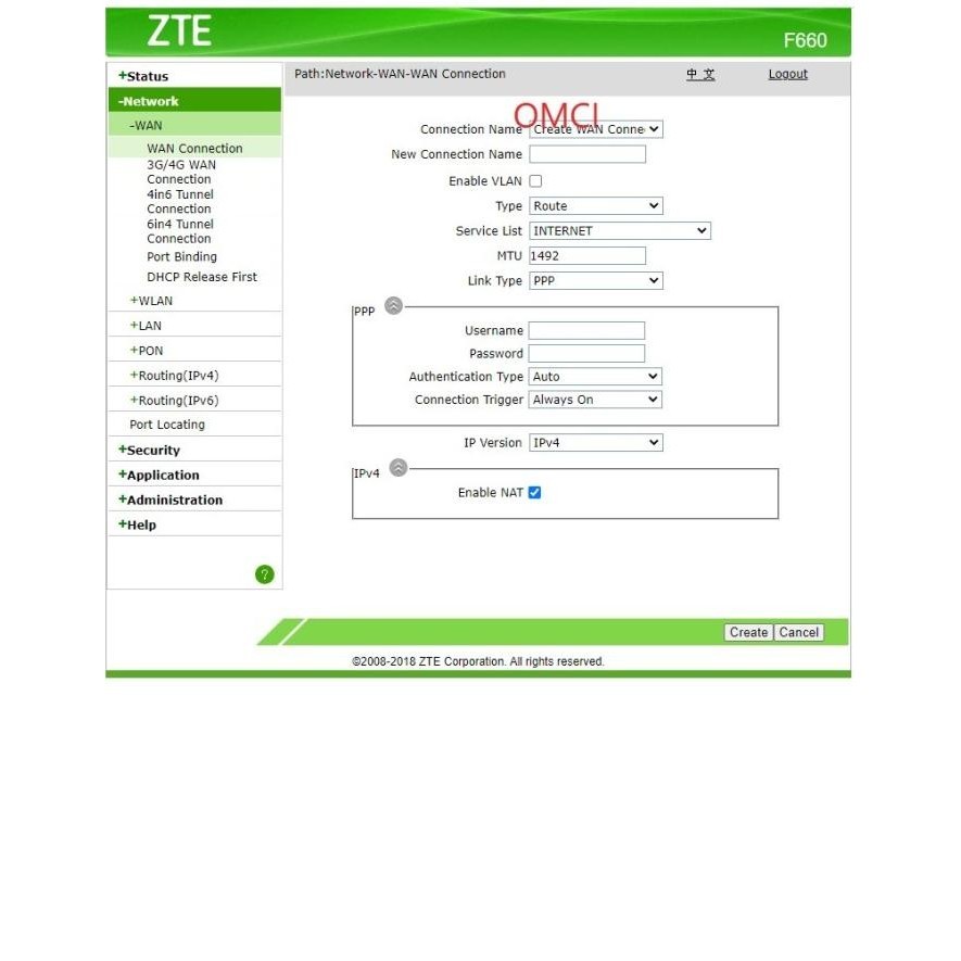 BARANG TERLARIS ZTE F660 V8 OMCI Gpon ONT WiFi | ONU ZTE F660 V8.0 FTTH versi OMCI