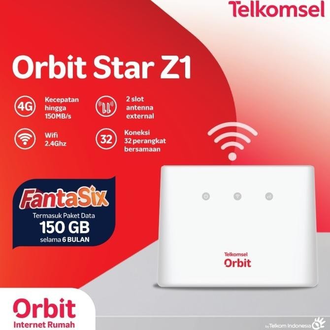 BARANG TERLARIS Telkomsel Orbit Star Z1 Modem WiFi 4G High Speed