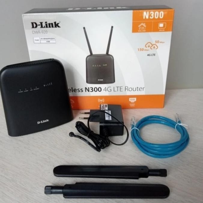 BARANG TERLARIS D-Link DWR-920 4G LTE Wireless N300 Router DWR920 DLink
