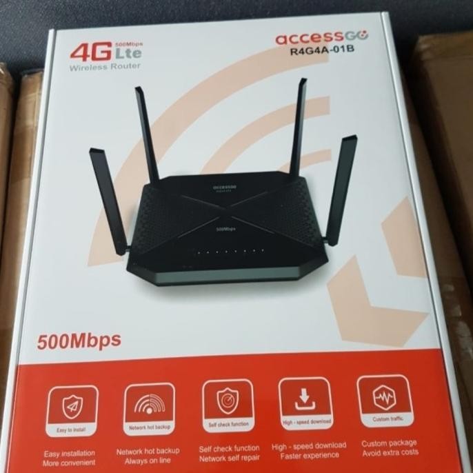 BARANG TERLARIS Access Go R4G4A-01B modem router wifi 4G LTE unlock all operator