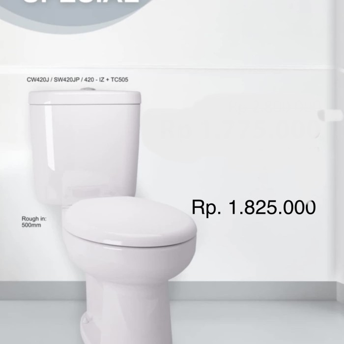 Closet Toto Cw 420 + Tc 505 Sw Soff Closing/Closet Duduk Toto Cw 420