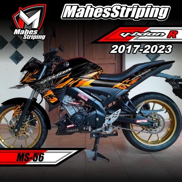 Striping Vixion R All New 2017 2018 2019 2020 Variasi Sticker Stiker