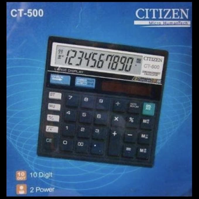 

Best - Kalkulator citizen 500 10 digit angka ..