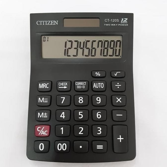 

Promo - KALKULATOR CITIZEN CT 120 S - CALCULATOR TYPE CT 120 S