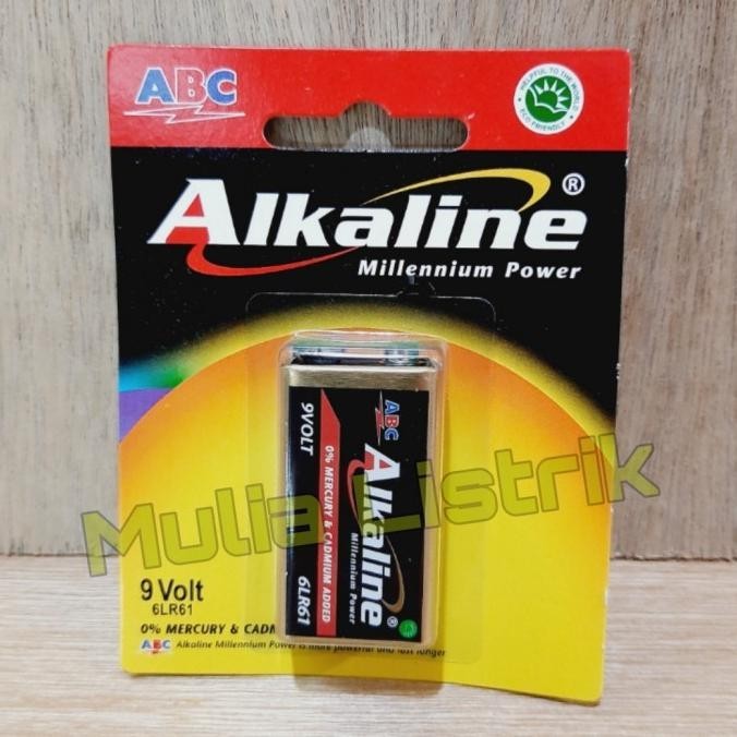 Miliki baterai kotak alkaline ,,