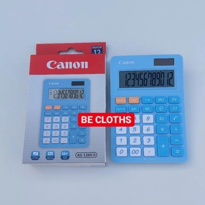 

Update Canon AS-120V kalkulator kalkulator stylist warna colorful AS - Pink ,.