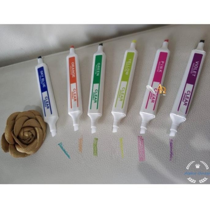 

Big Sale - Highlighter Unik Warna Warni BISA HAPUS ,.