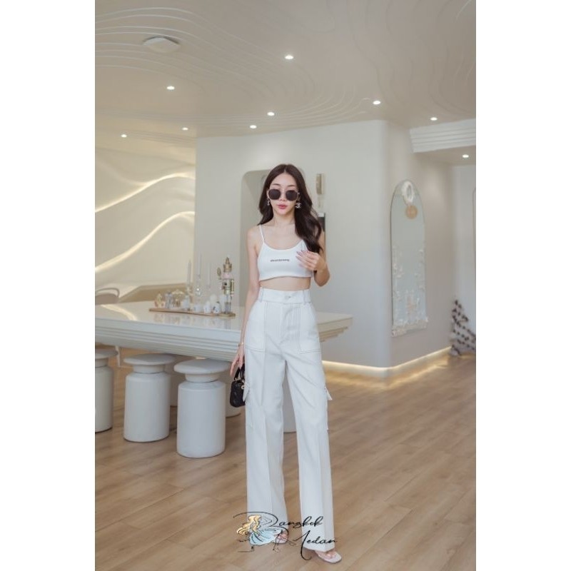 [ONLINE EXCLUSIVE] - BANGKOK MEDAN - READY HW CULLOTE ALFONS CARGO PANT / CELANA KULOT CARGO WANITA