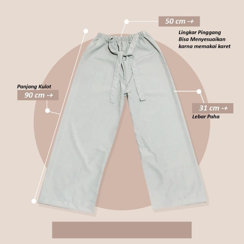 [ONLINE EXCLUSIVE] PAKET USAHA / CELANA KULOT RIBON PANT / CELANA KULOT WOLFIS PREMIUM