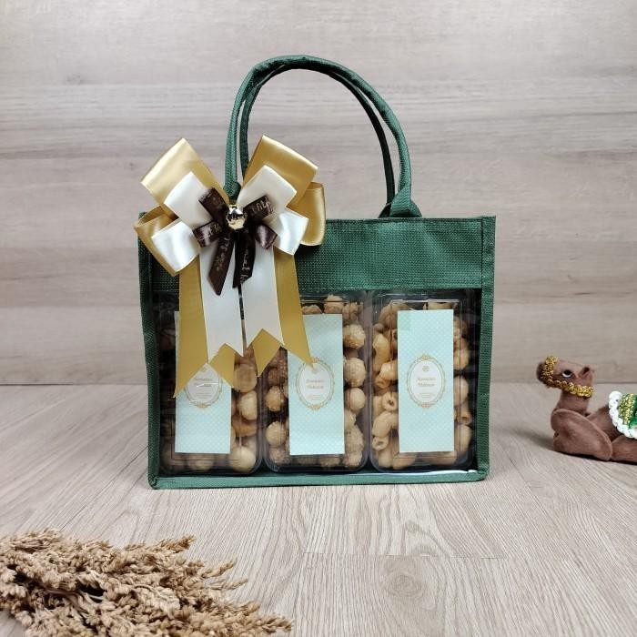 Goodie Bag Mika Kain Hamper Lebaran Idul Fitri Natal Imlek - Polos 089