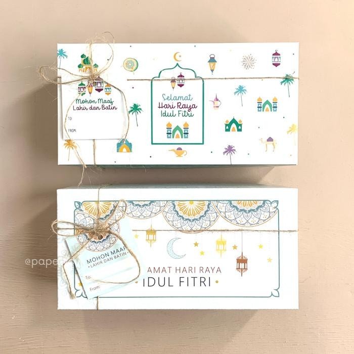 

Box Dus Kotak Kue Lebaran / Idul Fitri 22 X 11 X 8 Cm - Eco Isi 10Pcs 082
