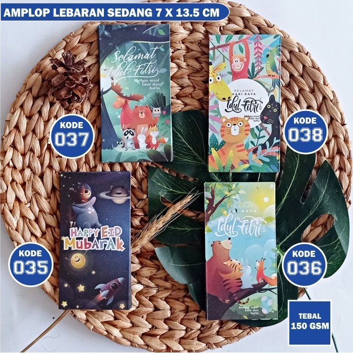 

Amplop Lebaran Idul Fitri 10Pcs Lucu Unik Angpao Thr Karakter Ramadhan 087