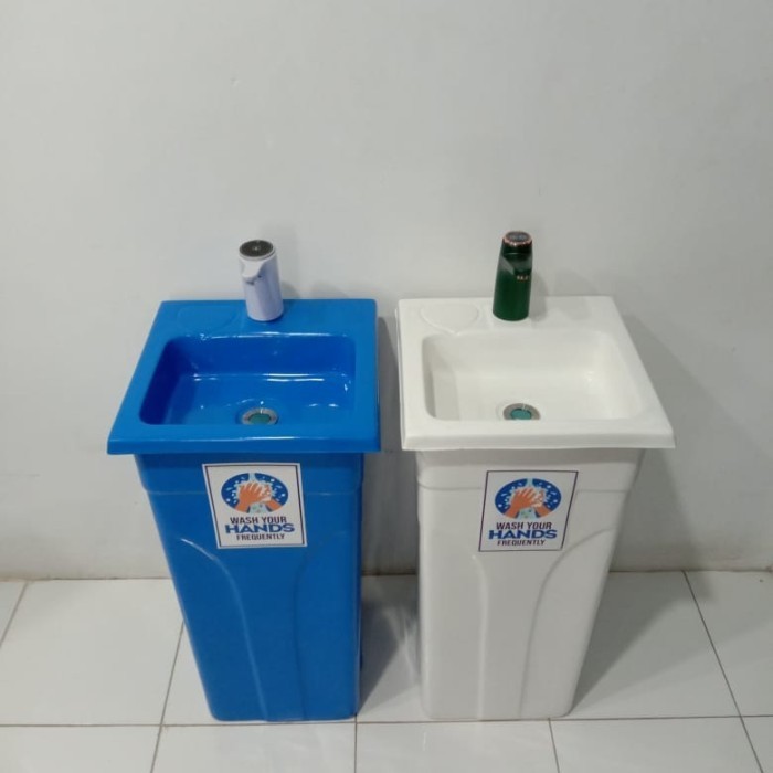 Wastafel Portable WP 100 Kran sensor, Handsoap sensor + Ongkir