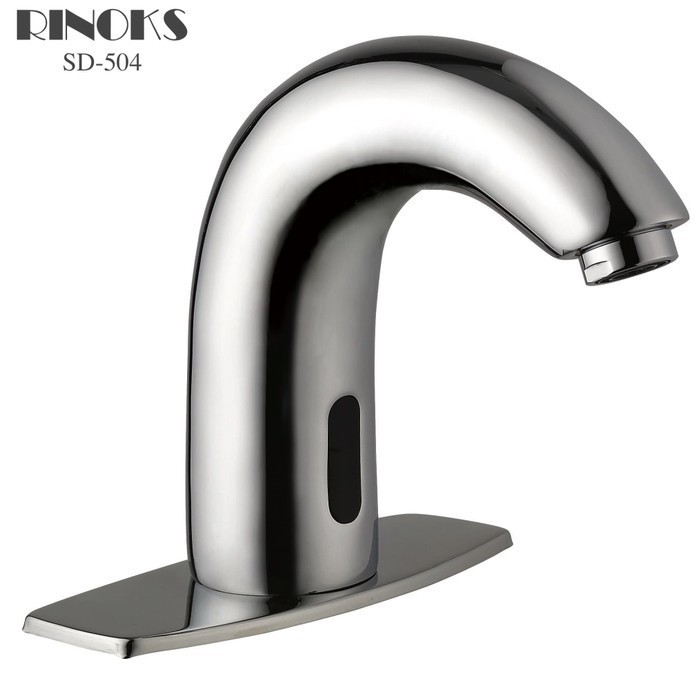 RINOKS SD-504 Keran sensor gerak infrared otomatis AC/DC Kran wastafel