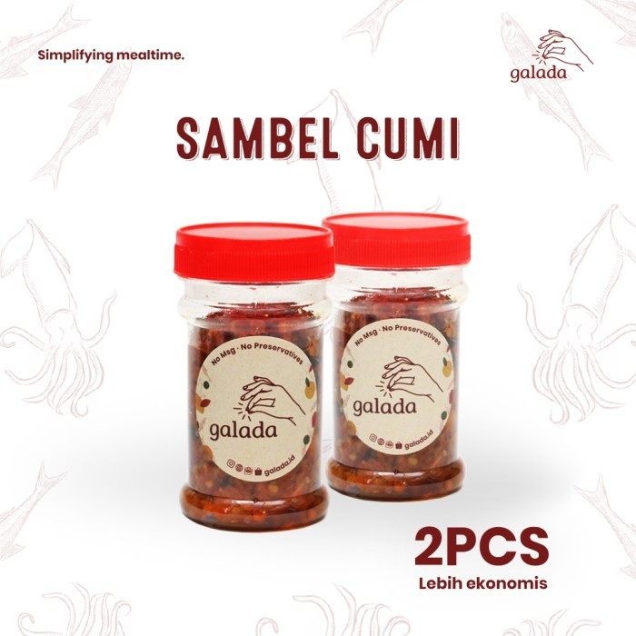 

Sambal Cumi Galada Paket 2Pcs