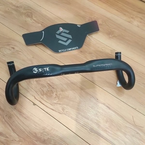 New handle bar pipih SYTE alloy OS 31.8 x 42 stang dropbar road bike balap