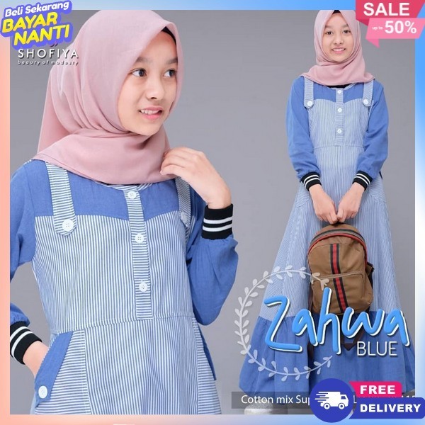 Gamsis Gamis Anak Cewek Baju Muslim Anak Anak Pekean Lebaran Terbaru 2024 Hamis Anakk Tanggung Gsmis