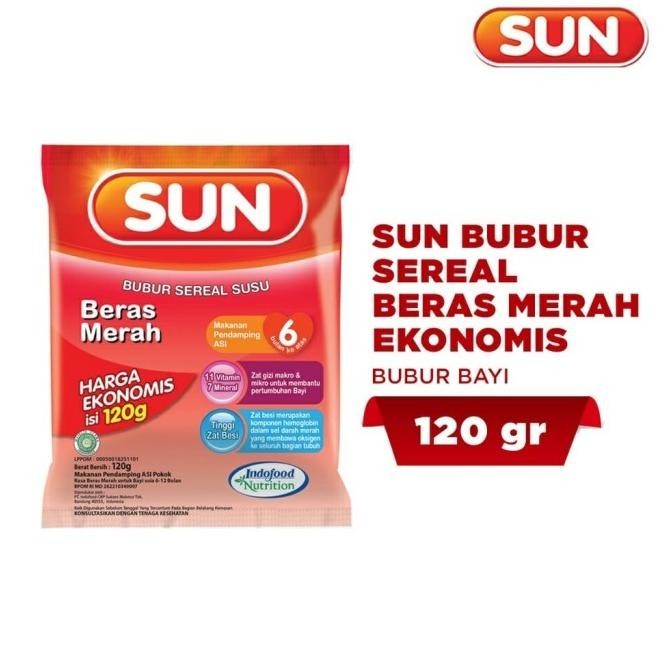 TERBAIK SUN BUBUR SUSU SEREAL KOTAK DAN SACHET 120 GRAM / SUN MARIE BISKUIT TERLARIS