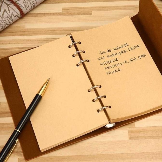 

Kualitas Terjamin Buku Catatan Harian Notebook Cover Kulit Vintage Diary