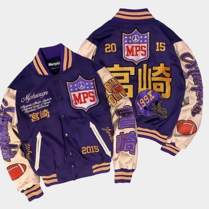 Varsity Jacket Memphis Origins Homerun/Yokosuka/Rebel/Takeda Xabolxa