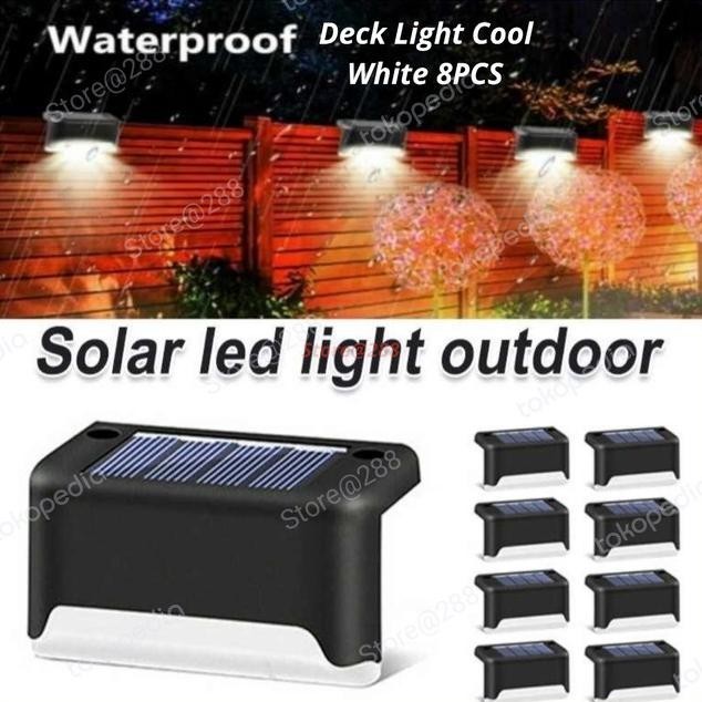 Jual Murah Lampu Hias Taman Lantai Sudut Tangga Deck Light Led Tenaga Surya Solar