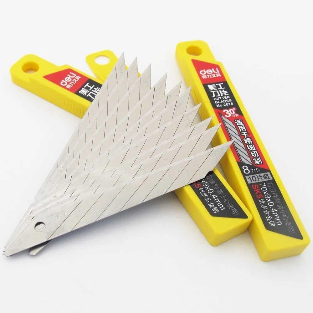 

Mata Pisau Cutter Knife Blade Alloy Steel SK5 9mm 10 PCS - 2015