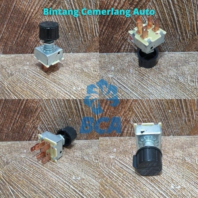 SAKLAR PUTAR SWITCH AC Mobil Universal Pasangan 5 Kaki 3 Speed