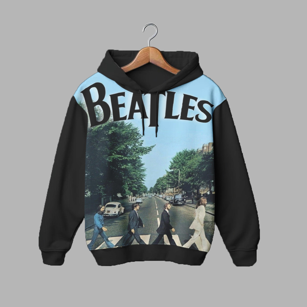 Hoodie Anak Band The Beatles v3 The Beatles Musik Music Anak 3D Printing Untuk Umur 1-12 Tahun