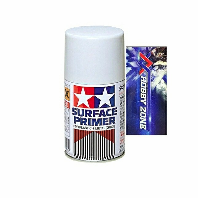 Asli Tamiya Surface Primer For Plastic & Metal (Gray) Tamiya 87026 Original