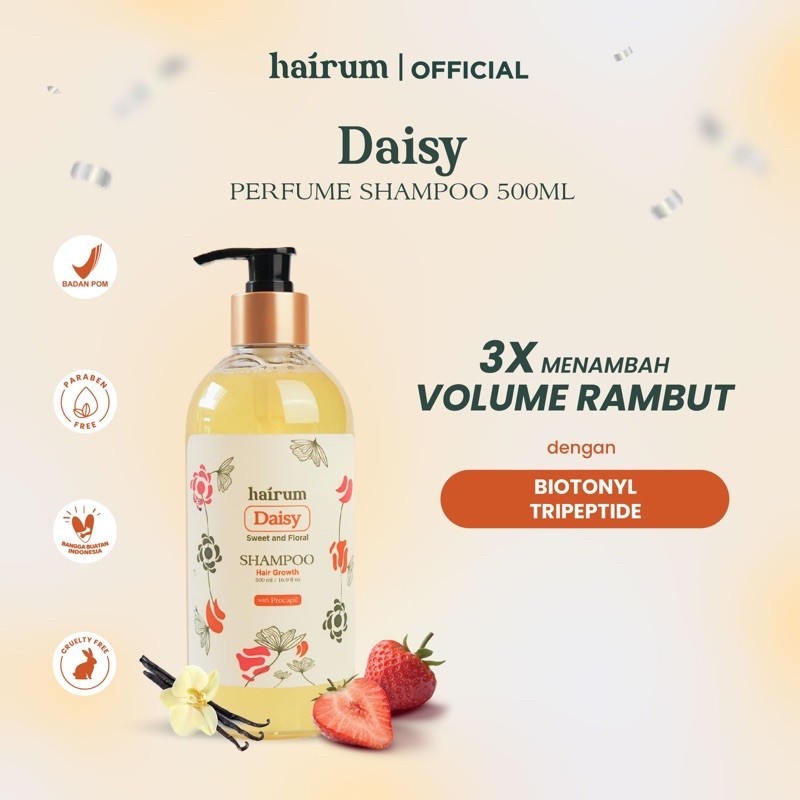 	 𝐇𝐀𝐈𝐑𝐔𝐌 Daisy 500ML Shampoo Parfum / Perfume Ekstrak Procapil	