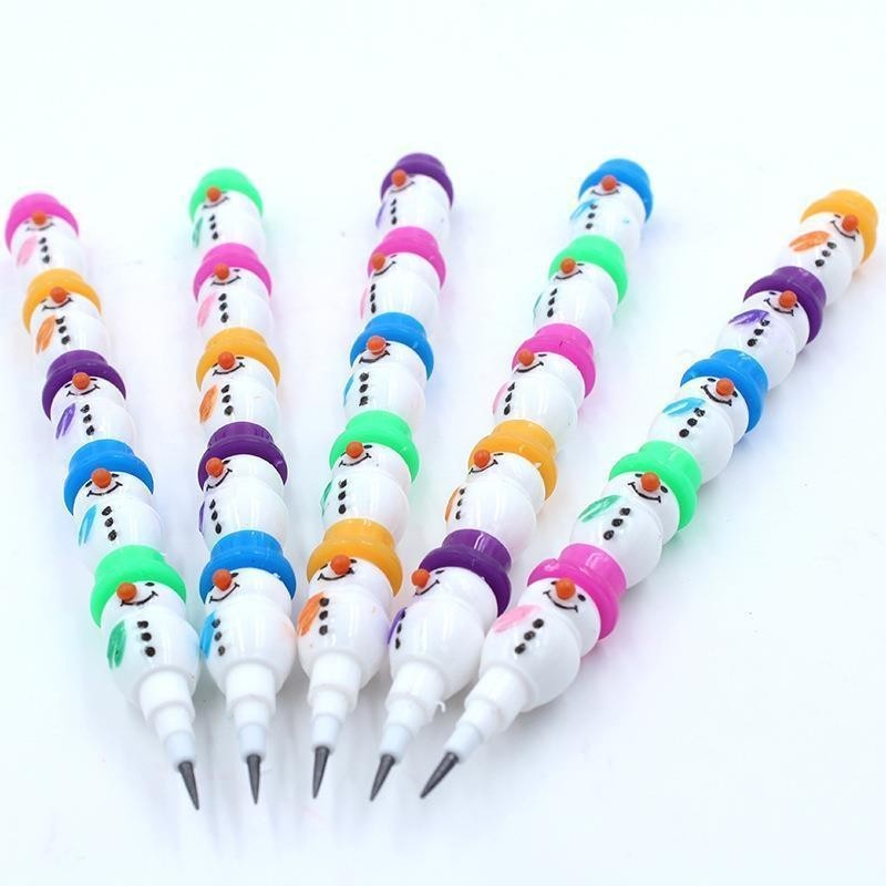 

Alat Tulis Anak2024Grosir Alat Tulis Siswa Krayon Pensil Manusia Salju Lima Bagian