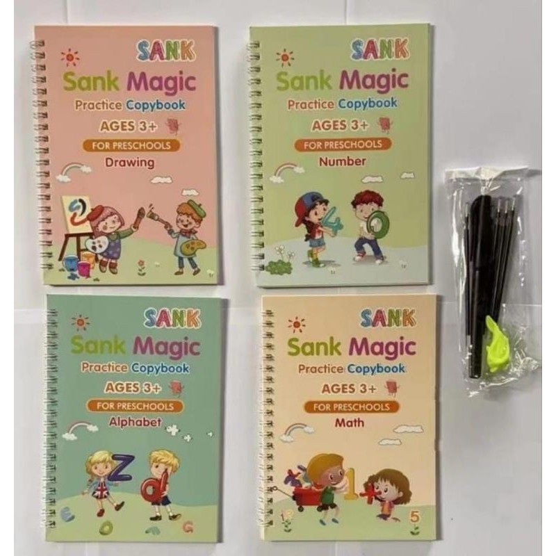

Set Buku magic sank (4buku+ pulpen) 1pcs