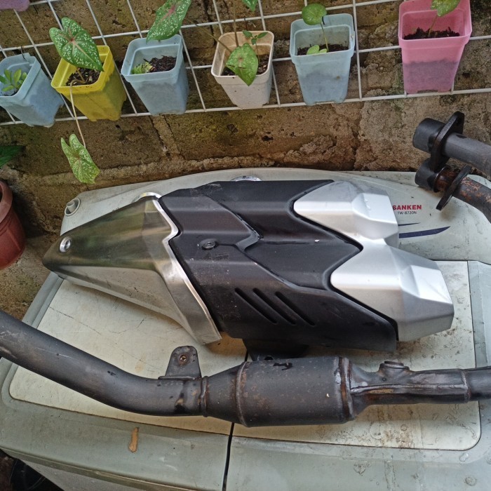 Knalpot original cbr 250 rr cbr250rr ori copotan standar l w