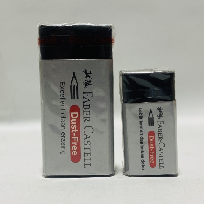 Eraser / Penghapus Faber Castell Hitam Besar / 1 Box Isi 24 Pcs