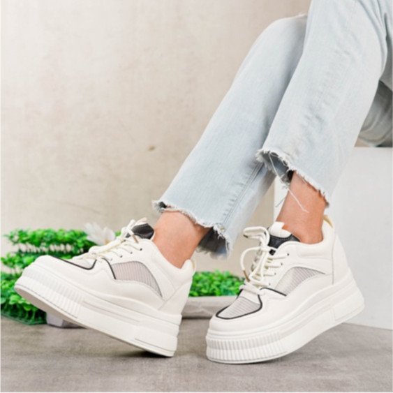 POLLUX JINJU WDQ 7732 SNEAKERS WANITA | SNEAKERS PUTIH | SEPATU WANITA FASHION | SNEAKERS KEKINIAN