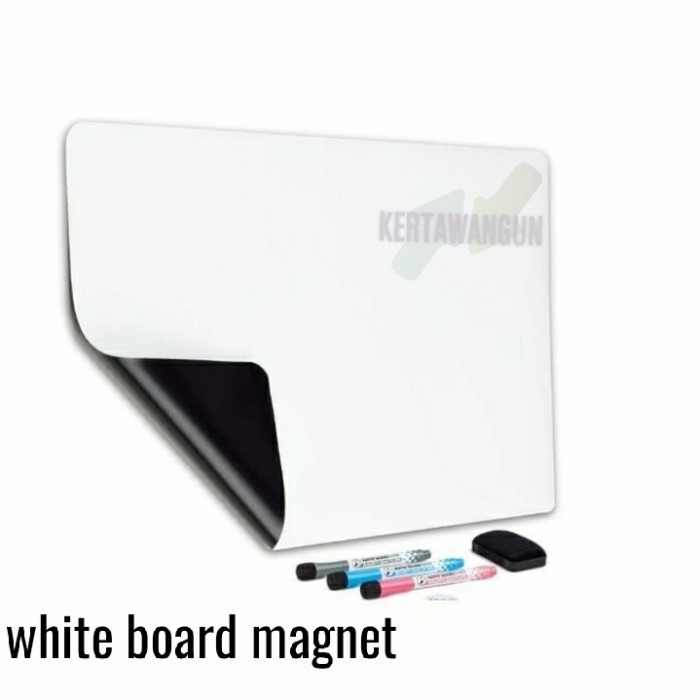 

White Board Magnet Papan Tulis 100X60Cm Tebal 0,7Mm