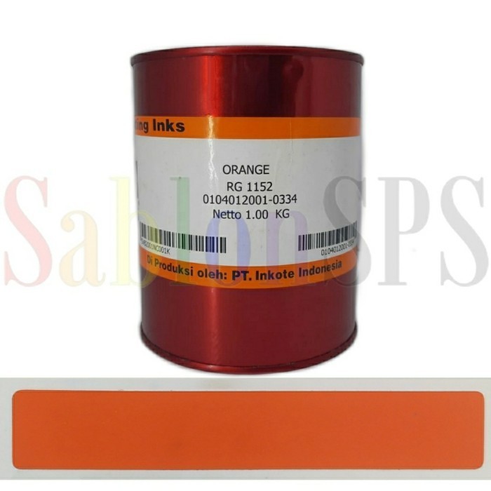 

Tinta Royal Guard Orange Rg 1152 Tinta Sablon Pvc 1Kg
