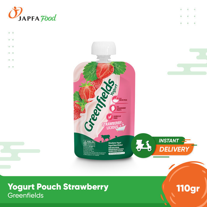 

Greenfields Yogurt Pouch Strawberry 110gr