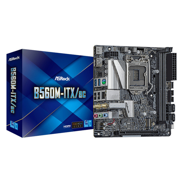Best Asrock B560M-Itx/Ac (Lga1200, B560, Ddr4) Garansi 3 Tahun