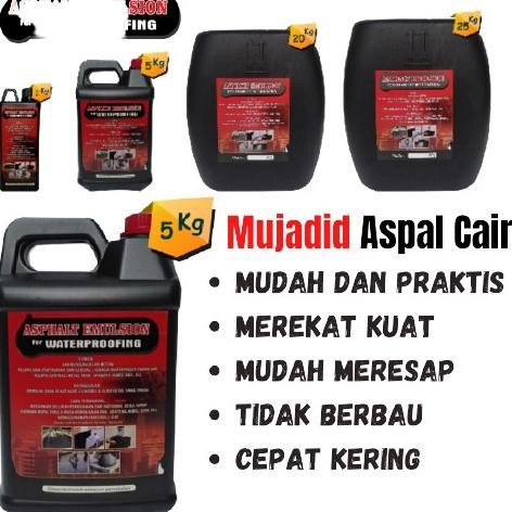 TERBATAS ASPAL CAIR ANTI REMBES LEM ANTI BOCOR PEREKAT SEALENT DAK KOLAM IKAN DISKON