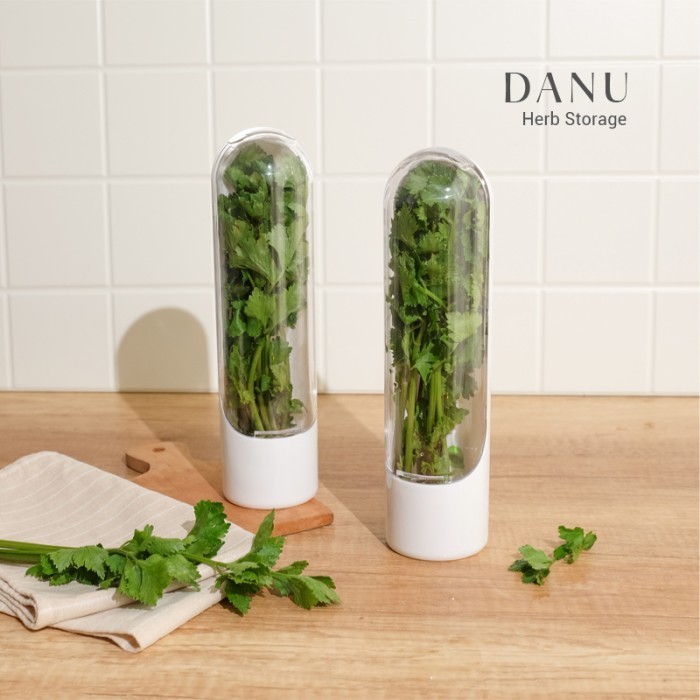 

Aphome Wadah Penyimpanan Daun Sayur Herb Storage Herb Keeper Danu