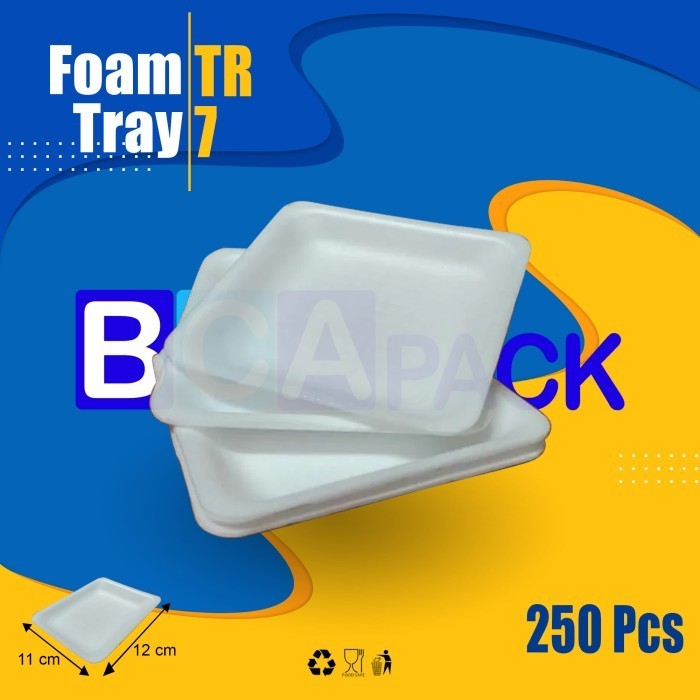 

Foam Tray Tr 7 - Styrofoam Tray Buah Tr7 - 250 Pcs