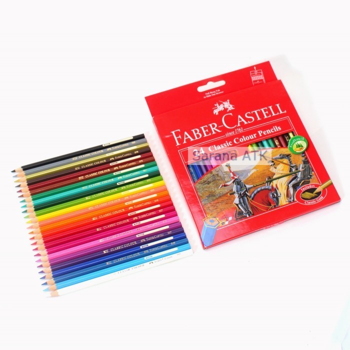 

Murah Faber Castell Penscil Warna Cp Classic Pencil 24 - Set Sale!!!