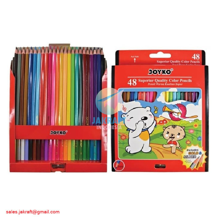 

Jual Pensil Warna Panjang Isi 48 Joyko Cp-48Pb Color Pencil Berkualitas Bagus
