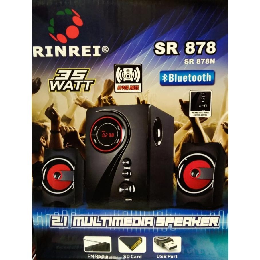 Speaker Aktif Rinrei Sr-878N / Sr 878 N 2.1 Super Woofer - Bluetooth Revvian232